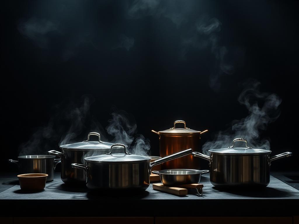 Stainless steel cookware set imported from China