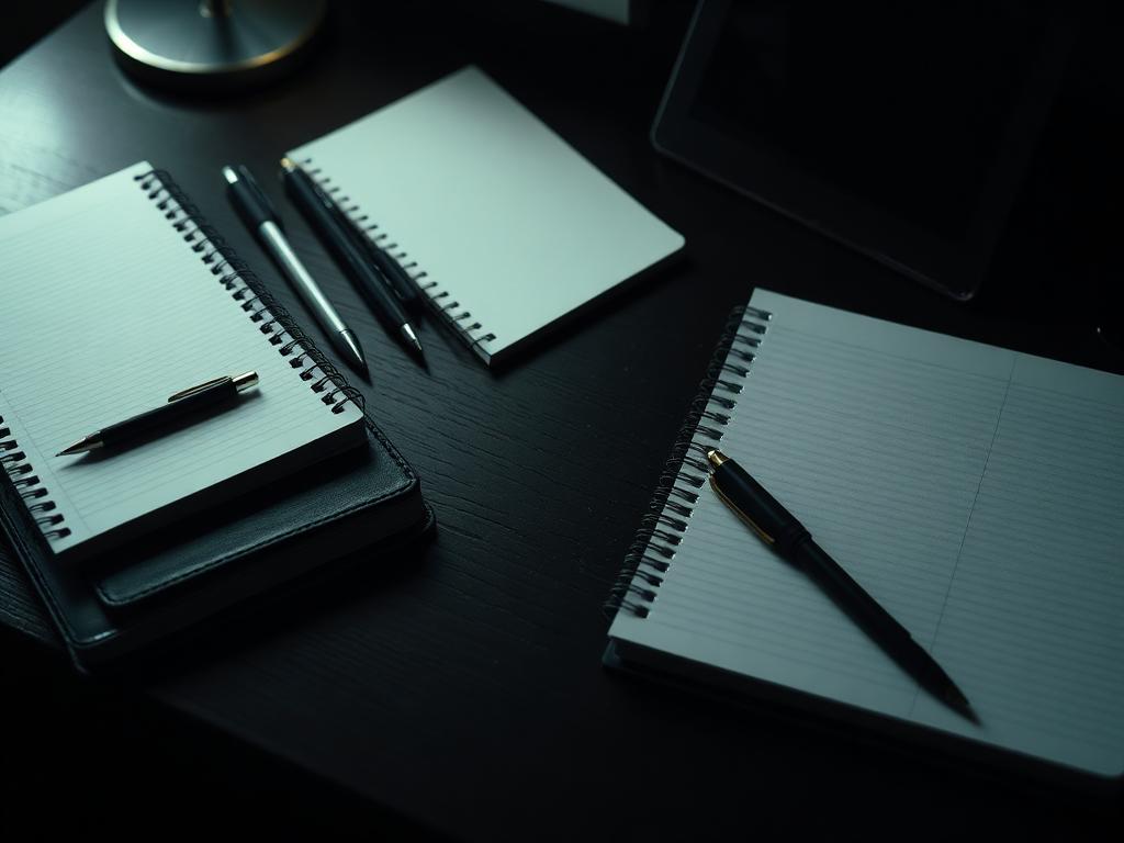 Notebooks and pens sourced for office supply brands