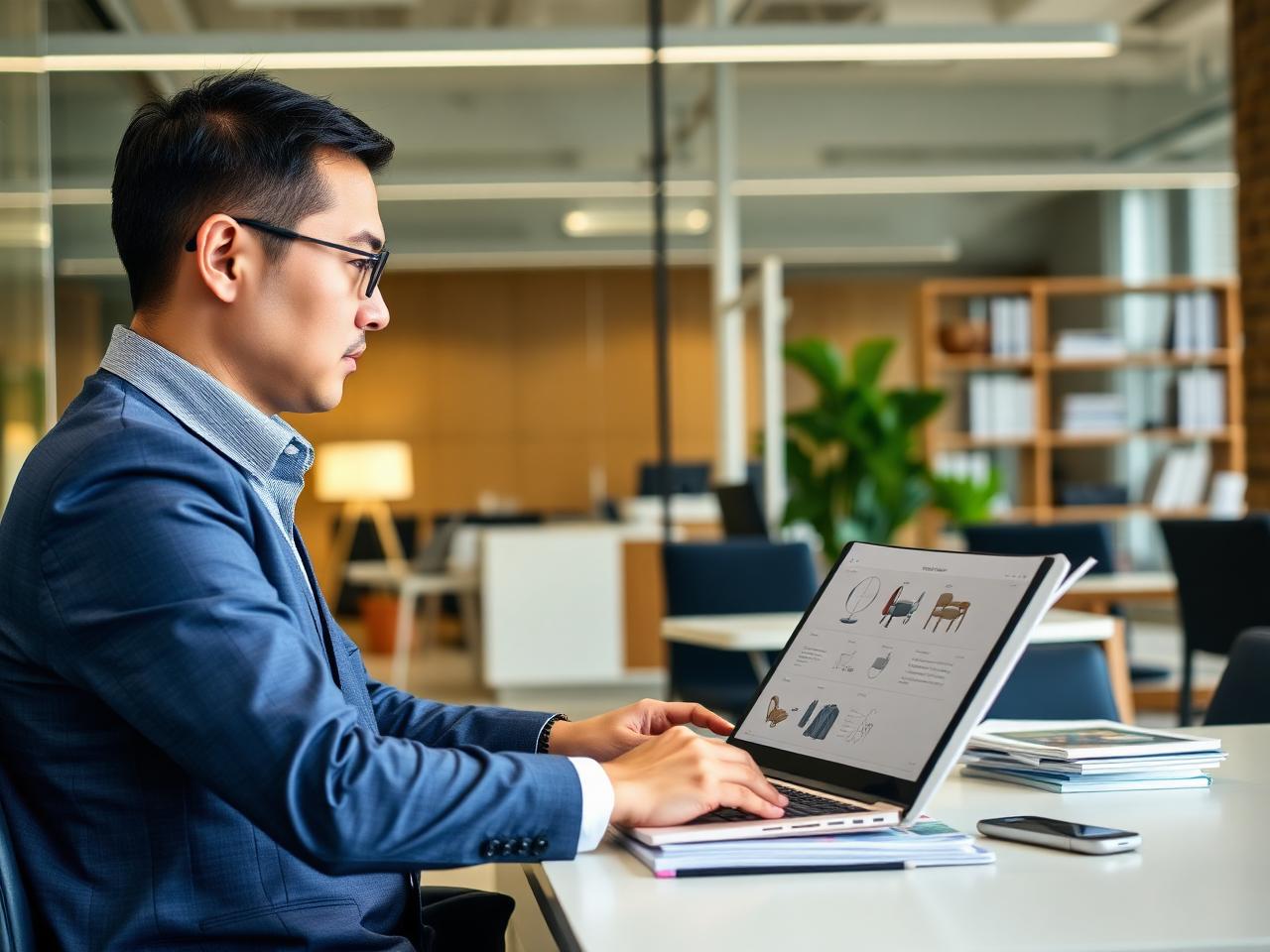 Sourcing agent researching Chinese suppliers for a client product brief